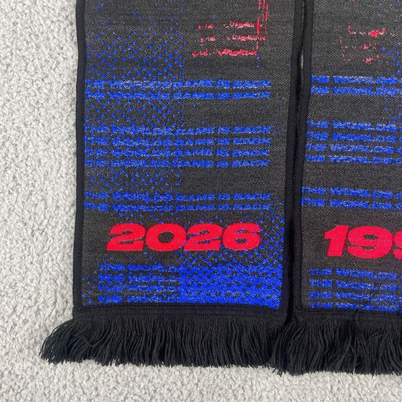 MLS Soccer San Jose Earthquakes Black United The Bay 54x8 Inch Scarf - Picture 7 of 13